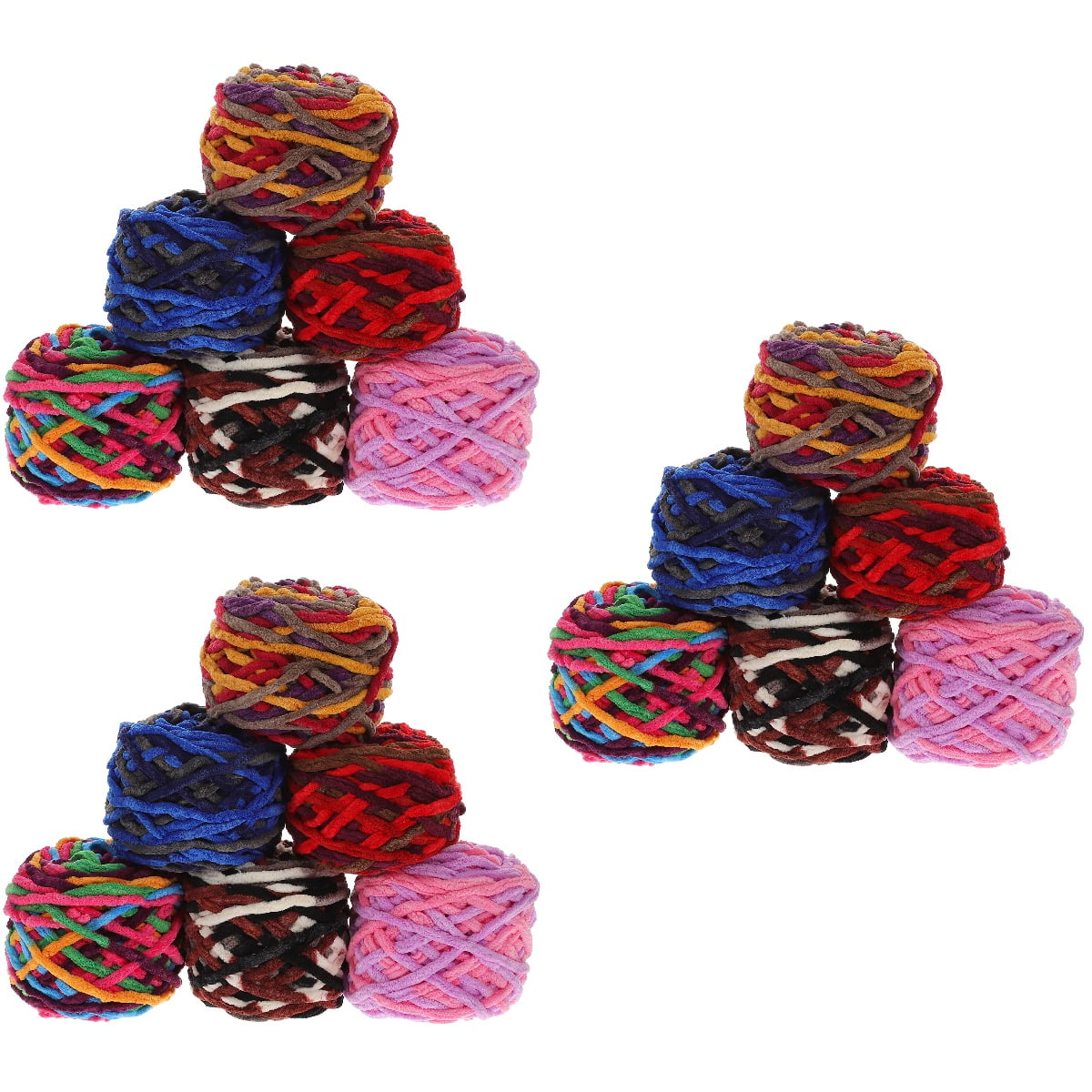MLINS 18 Rolls Chunky Knitting Yarn for Crochet, Sweaters, Scarves, and Crafting Supplies, Soft Thick Crochet Thread