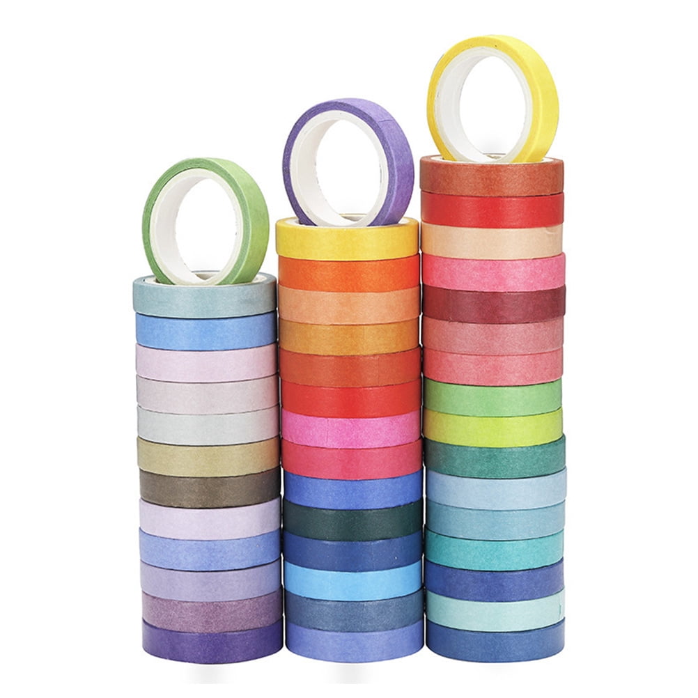 MLINS 180 Rolls  DIY Hand Account Washi Tape 60-color Washi Tapes Decorative Washi Tapes