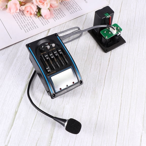 MLINS 1PC Guitar LC-5 Pick-up Professional Sound Pickup Preamp Piezo Pickup Microphone Pick-up Musical Supply