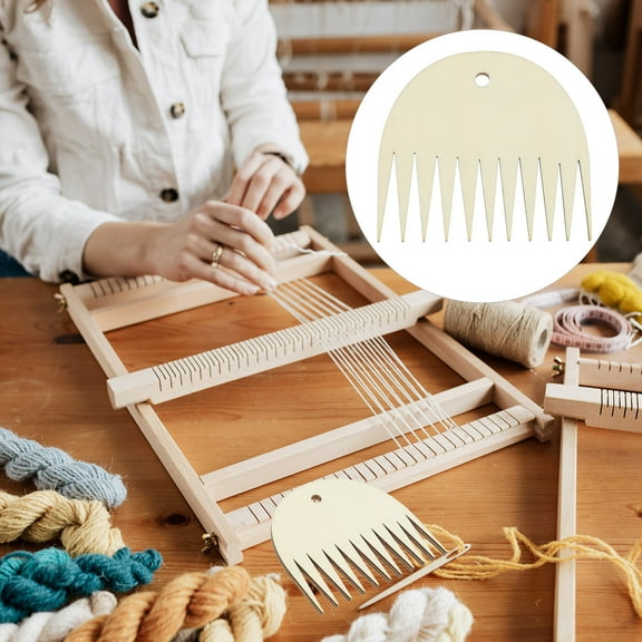 PTOOTP Handcrafted Tapestry Weaving Comb Tool - Easy to Use, and Precise, 1 Piece for Craft Projects