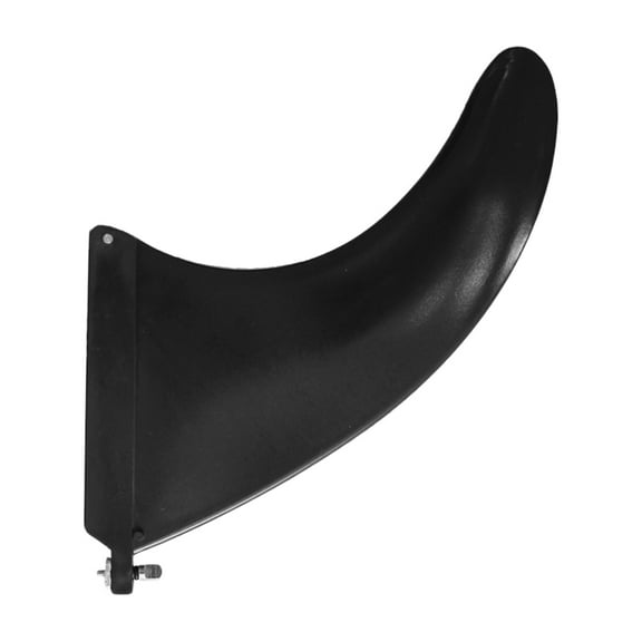 MLINS 1Pc Inflatable Surfboard Tail Fin Marine SUP Large Fish Fin With Screw Removable Splitter Paddle Tail Rudder (Black)