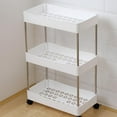 thumbnail image 1 of MLINS 1Pc Multi-layer Storage Rack Bathroom Kitchen Office Storage Container, 1 of 8
