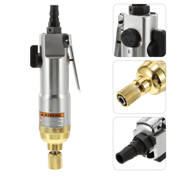 YUYUETIME Adjustable Black Pneumatic Screwdriver with High Torque Reversible Rotation for Home Use