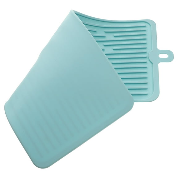 AURARMLET Simple Color Silicone Mat Blue for RV Owners 1Set 18.86X7.86in