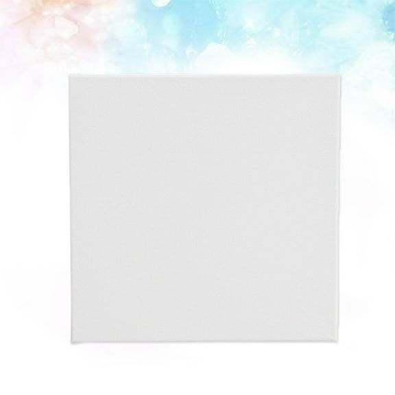 MLINS 1Pcs Picture Frame for Hobbyists 4x4in White Color Square Shape Solid Wood Style