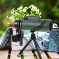 thumbnail image 1 of MLINS 1Set Green Black Telescope for Bird Watching Wildlife Observation Hiking Camping Sightseeing Waterproof Anti-fog Shock-proof -4 Prism Multi-layer Coated Lens IPX5 Waterproof, 1 of 8