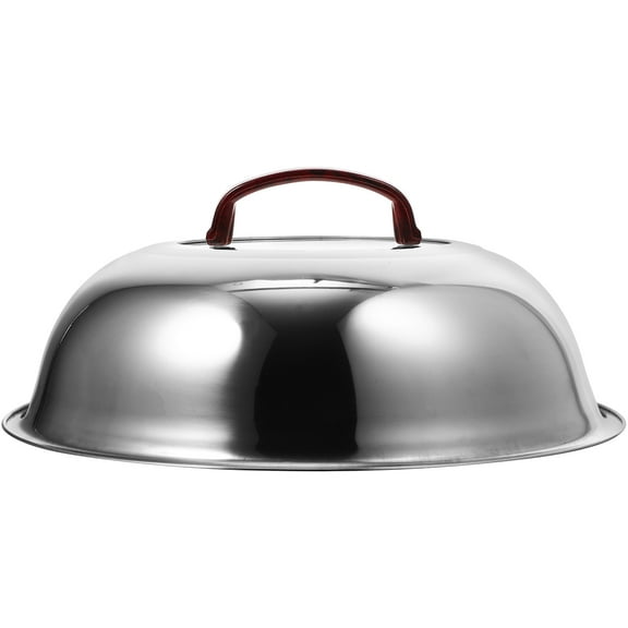 AURARMLET Aurarmlet 1Set Stainless Steel Dome Lids for Pots Silver Arch Shaped Steam Reduction 12.112.14.5in