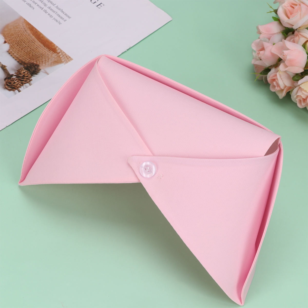 MLINS 1Set Operating Room Cap Pink Dovetail Shape for Women in Setting ...