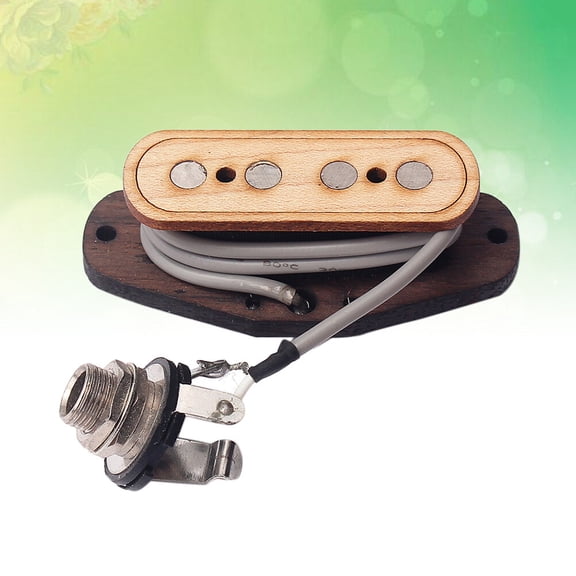 HEALEEP GMB502 Guitar Accessories Set with Maple Wood , Brown Tone, and Stylish for Guitar Players