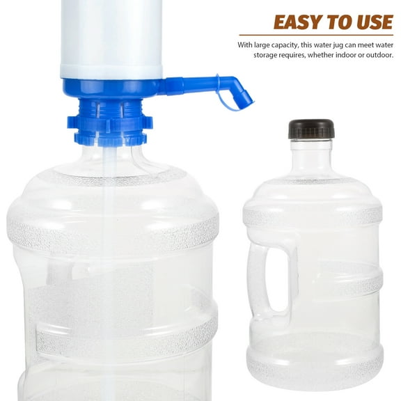 PTOOTP Transparent Water Container, Large Capacity, Ideal for Indoor and Outdoor Storage and Camping Use