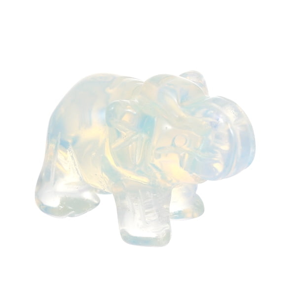 MLINS 1pc Elephant Auto Decoration Crystal Elephant Pendant Delicate Crafts Decor