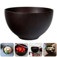 thumbnail image 1 of AURARMLET Coffee Colored Wood Bowl for Serving 1Set 4.56X4.56X2.67in, 1 of 8