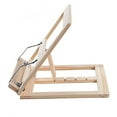 thumbnail image 1 of MLINS 1pc Student Reading Rack Wooden Reading Holder Desktop Book Stand (Wood Color), 1 of 8
