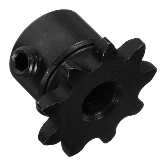 MLINS 1pcs 9 Tooth Single Strand Sprocket High Efficiency Roller Sprocket System Energy Saving And Long-Lasting Ideal For High Load And Noise Reduction Applications 1/4 Inch
