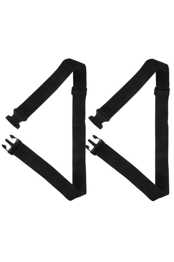 2 PC Compression Straps Backpack Attachments Luggage Accessories for Suitcases Travel Black