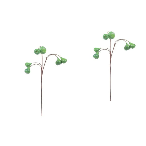 MLINS  2 PCS Artificial Fig Fake Fruit Plants Faux Fiddle Leaf Tree