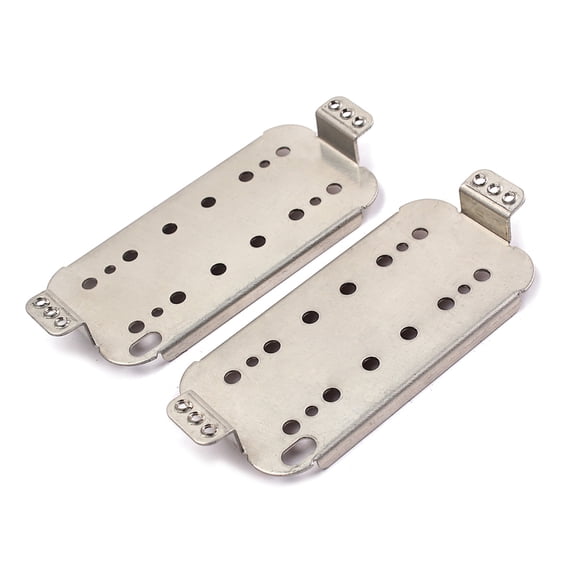 MLINS 2 PCS Guitar Neck Bridge Humbucker Pickup Base Plate 50mm 52mm Pole Spacings Humbucker Bridge Neck Set