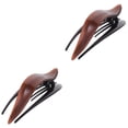 thumbnail image 1 of MLINS  2 PCS Para French Hair Clips Rectangular Hairpin Banquet Elegant, 1 of 8