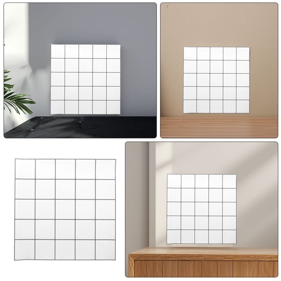 YUYUETIME Peel and Stick Backsplash Multi Color Oil Proof Easy Install 2Pcs