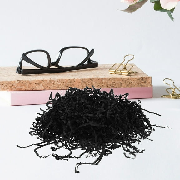 MLINS 2 Packs Shredded Paper For Present Baskets Crinkle Paper And Basket Filler For Present Box Stuffing And Handmade Decoration 100g/Per Pack