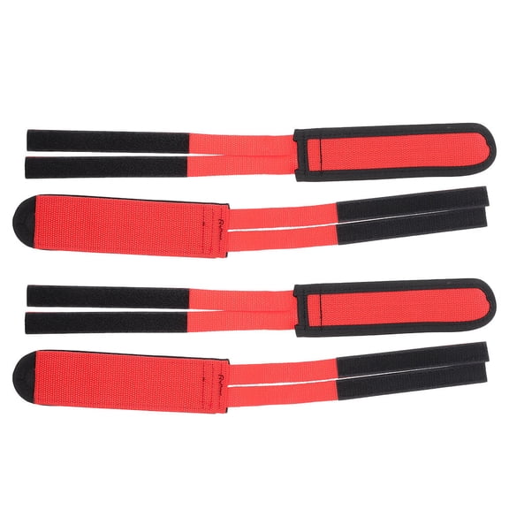 MLINS  2 Pair Accessory for Bicycle Straps Pedals Fitness Child Red