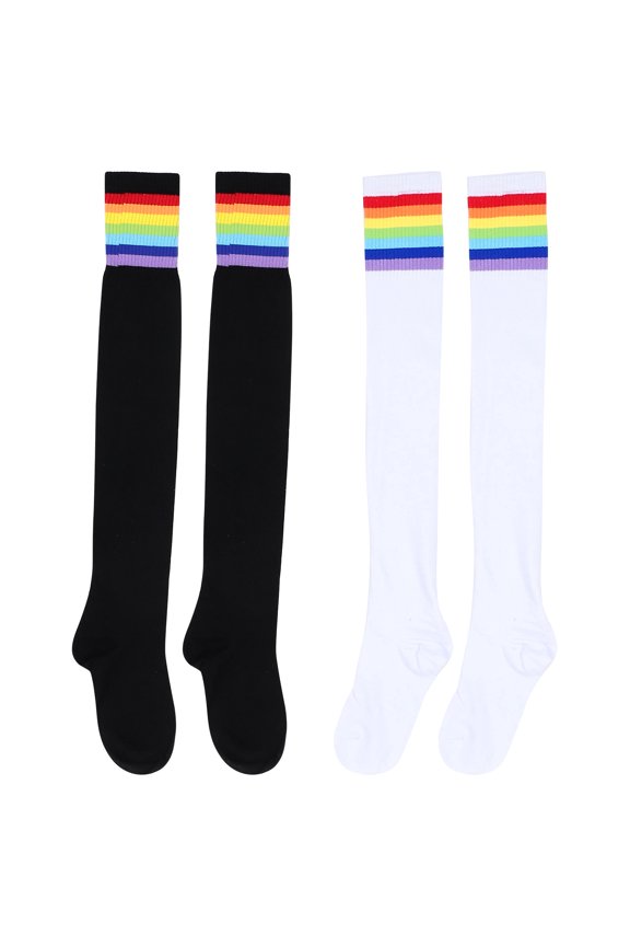 2 Pairs Breathable Socks Stylish Easy to Clean Miss