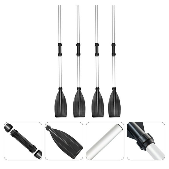 MLINS 2 Pairs Professional Float Boat Oar Portable Detachable Kayak Paddle Boat Oar