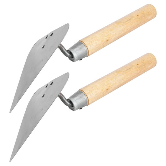HEALEEP Grout Tools For Tile Triangle Mud Trowel 2Set 12.8x5.7in