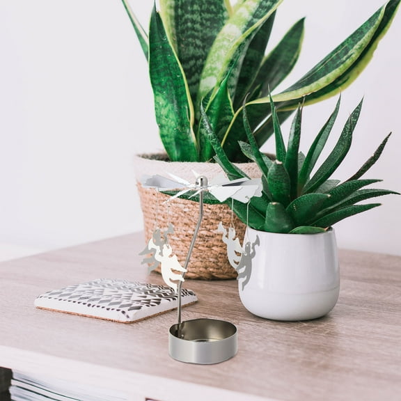 MLINS 2 Pcs Candle Spinner Candlesticks Rotating Party Holder Stable