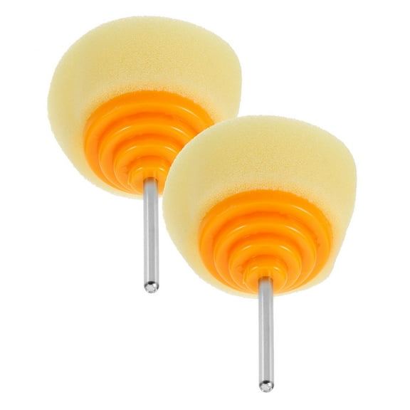FELTECHELECTR Polishing Wheel Sponge Yellow 2Pcs 2.16X1.57X1.57in