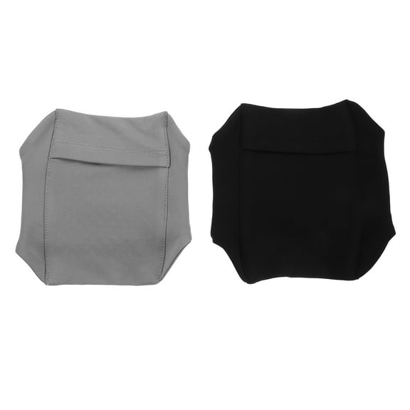 FELTECHELECTR Black Leg Cell Phone Holder Spandex For Running 2Set