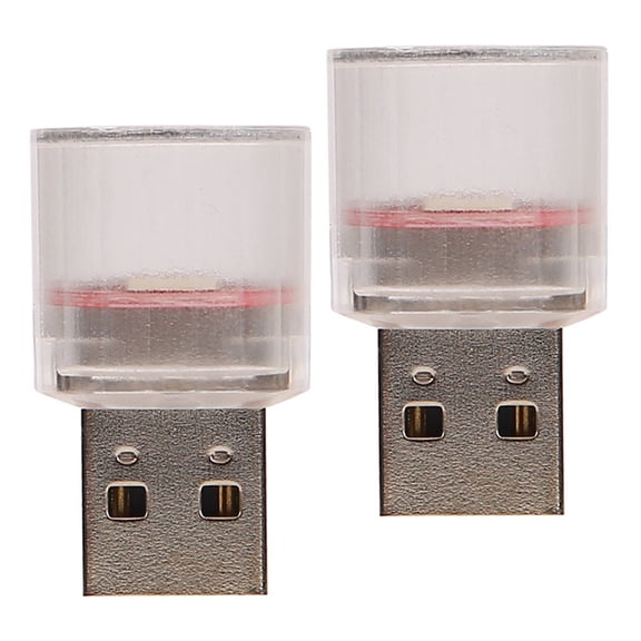 MLINS 2 Pcs Colorful Atmosphere Lights Wireless Night Interior Car