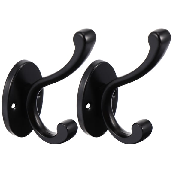 MLINS 2 Pcs Cup Hook up European Style Hooks 11X6.5CM Black
