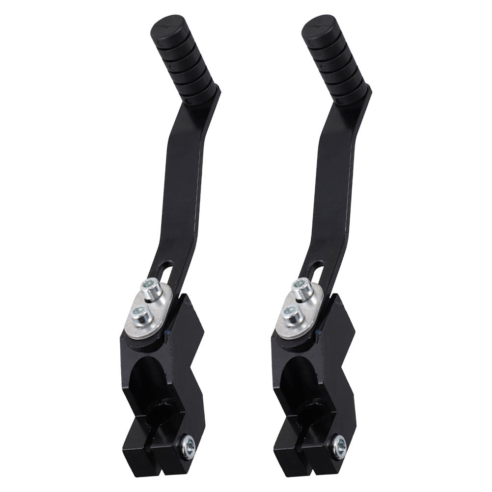 MLINS 2 Pcs Dirt Bike Shifter Dual Motorcycle Hitch Carrier Black