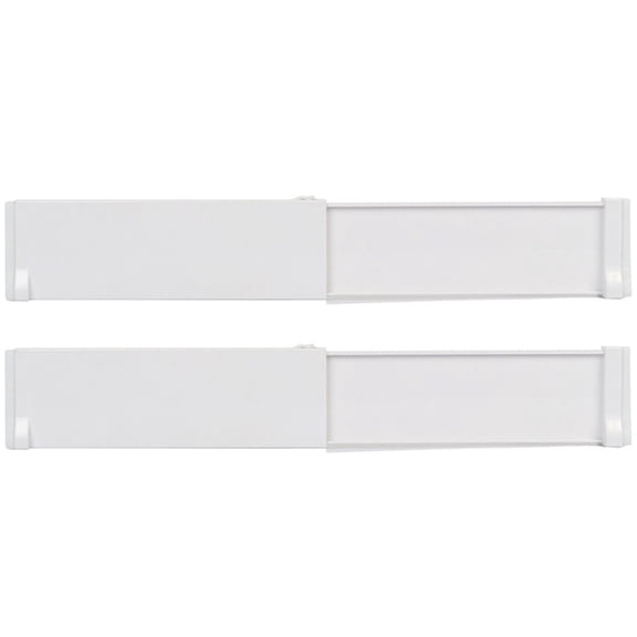 MLINS Adjustable Drawer Organizers for Clothing Made of ABS Perfect for Separation Transparent 2 Pcs
