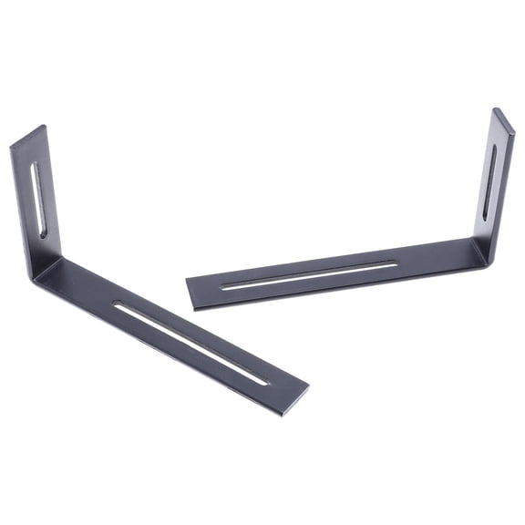 YUYUETIME Right Angle Bracket Iron Black for Craftsmen 2Pcs