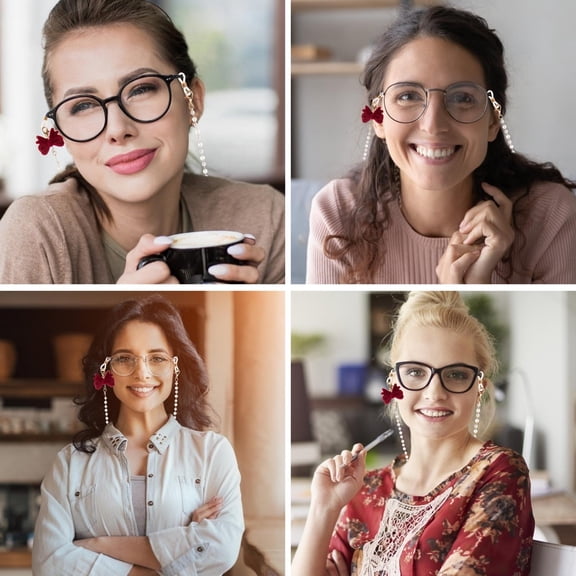 MLINS 2 Pcs Glasses Strap for Women Chain Cord Woman Rope