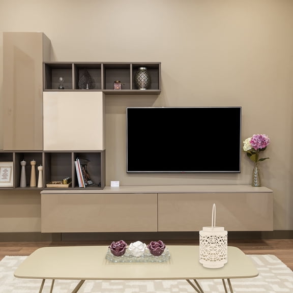 MLINS  2 Pcs Hollow-out Candle Stick Holders Vintage Decorative White