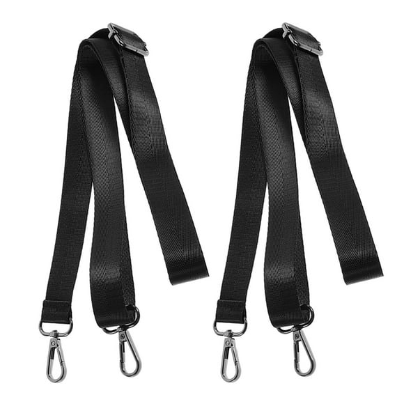 MLINS 2 Pcs Horse Blanket Rugs Doggy Horse Blanket Leg Straps 150.00X3.80X0.20CM Black