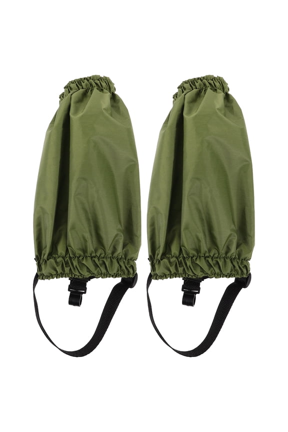 2 Pcs Leg Gaiters for Hiking Waterproof Hunting Boot Covers Work Olive Green