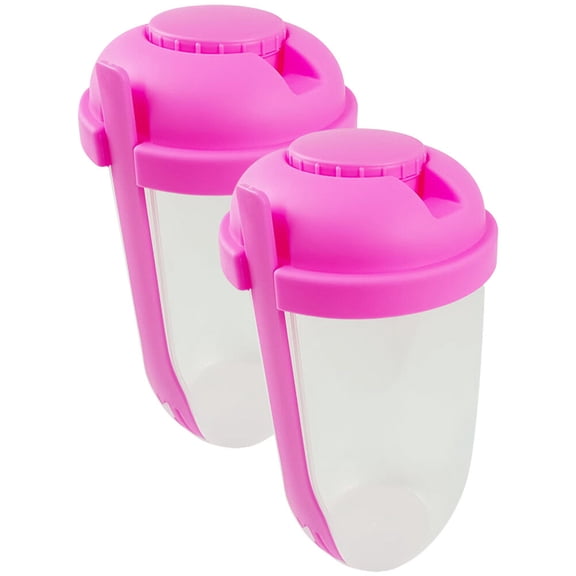 MLINS 2 Pcs Lunch Traveling No More Soggy Salads Shaker Cup Student