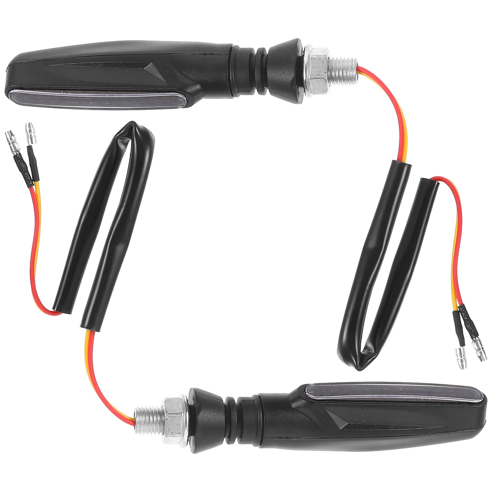 MLINS 2 Pcs Motorbike Indicators Motorcycle License Plate Bracket
