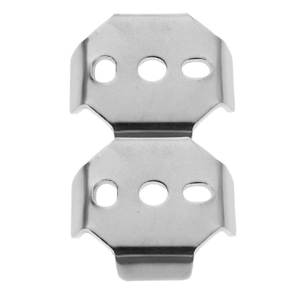 MLINS 2 Pcs Mounting Hardware for Towel Bars Bath Rack Replacement Accessories Silver