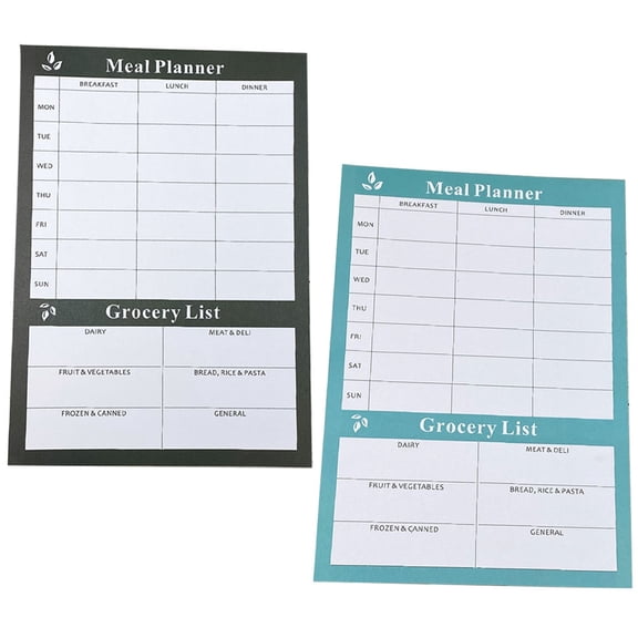MLINS 2 Pcs Notepad Kitchen List Notebook Diet Tracking Miss