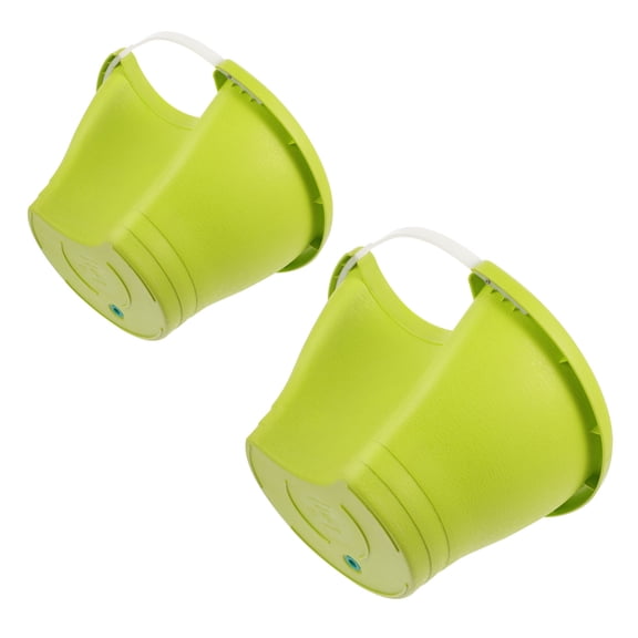 MLINS 2 Pcs Pipeline Flower Pot Decorations for Pipes Planter Terracotta Plants Green