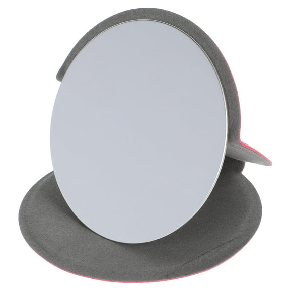 MLINS 2 Pcs Pocket Mirror for Purse Handbag Women Mirrors Man Travel Red