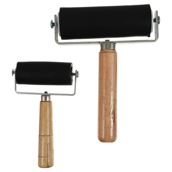 MLINS  2 Pcs Roller Paint Brush Tool Rechargeable Professional Painting Practical