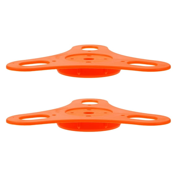 MLINS 2 Pcs Sealing Accessories Manual Sealing Machine 15.50X15.50X1.50CM Orange