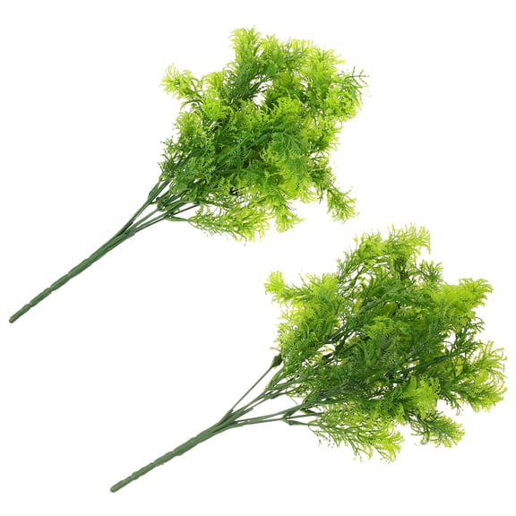 MLINS  2 Pcs Simulated Plant Moss Fake Tree Artificial Outdoor Plants Office