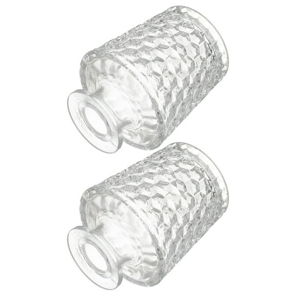 MLINS  2 Pcs Small Bottle Aromatherapy Fragrance Diffuser Transparent